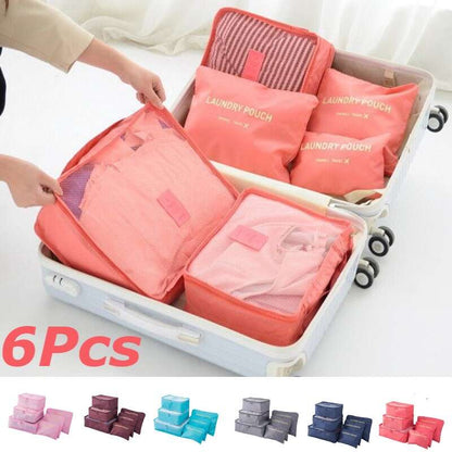 6 Pcs Travel Luggage Storage Bags, Versatile Lightweight Storage Pouch, Dustproof Duffle Bag