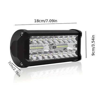 120W 7inch Car LED Work Light Bar Spot Flood Beams Combo For Off-road SUV Truck Offroad Spotlight