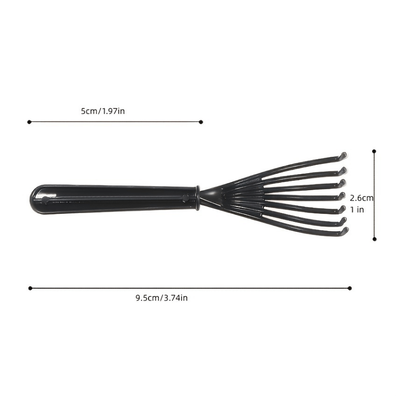 1pcs Salon-Grade Hair Brush Cleaner Tool - Remove Dirt and Hair Build-Up with Ease - Plastic Handle for Comfortable Grip - Perfect for Home and Professional Use