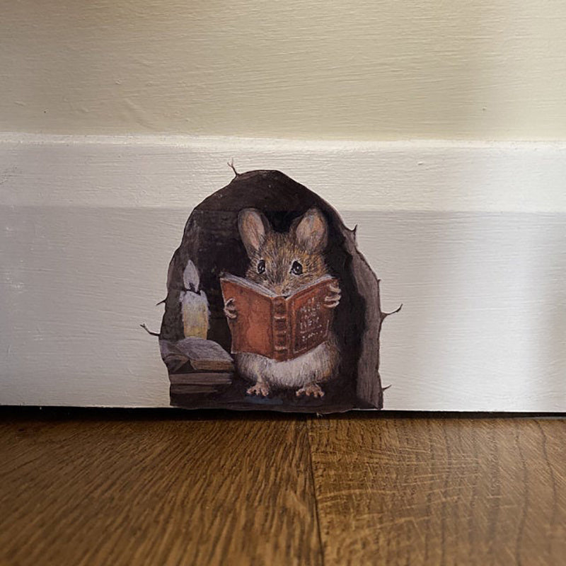 Study Harder with this Adorable Mouse Wall Sticker!