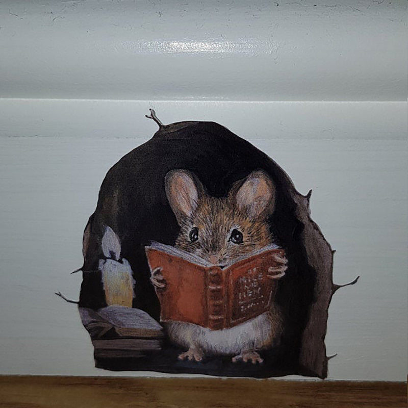 Study Harder with this Adorable Mouse Wall Sticker!