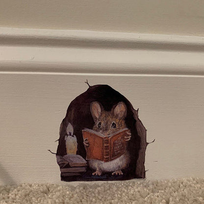 Study Harder with this Adorable Mouse Wall Sticker!