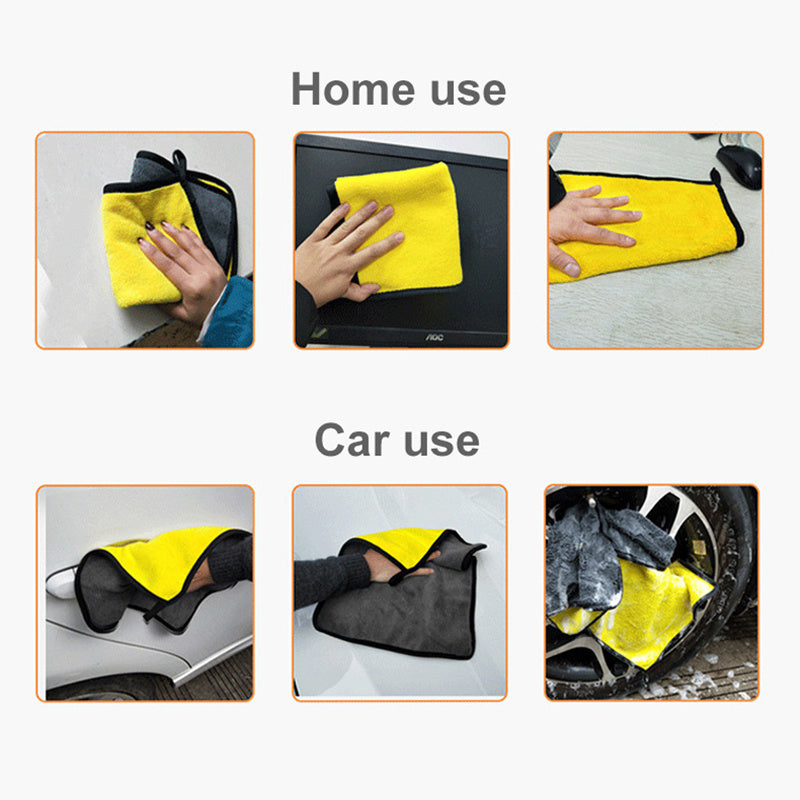 3/5/10 Pcs Extra Soft Car Wash Microfiber Towel Car Cleaning Drying Cloth Never Scrat Home Kitchen Rag Dishwashing Towel 30*30cm(11.8*11.8 Inch)