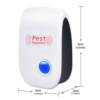 4pack Ultrasonic Pest Repeller - Effective Indoor Pest Control for Home, Kitchen, Office, Hotel, and Warehouse - Mosquito and Rat Repellent