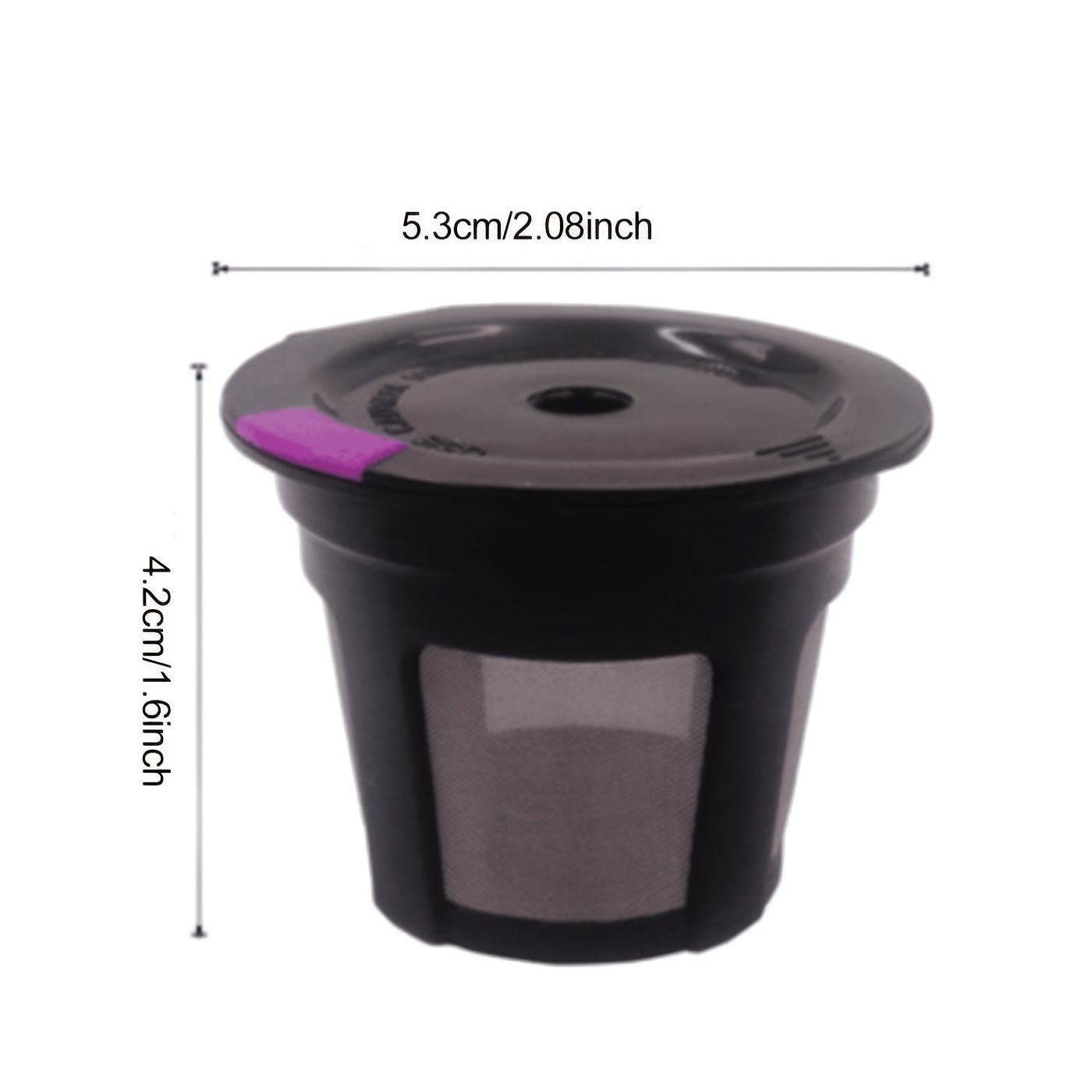 1/2pcs Reusable K Cup Pod Coffee Filters - Refillable Coffee Pod Capsules With Built-In