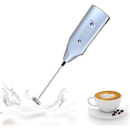 Stainless Steel Electric Handheld Egg Beater for Perfectly Whipped Eggs, Coffee, Milk, and Tea