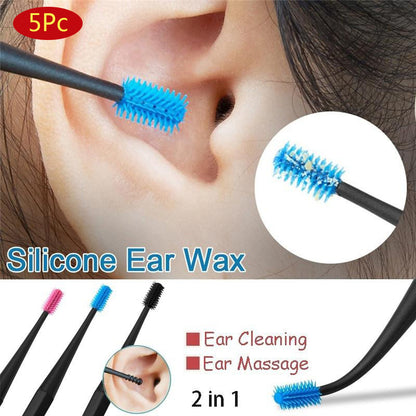 Ensemble de nettoyants pour oreilles en Silicone souple 1 pièce/2 pièces-enlevez facilement le cérumen et nettoyez vos oreilles en toute sécurité! 