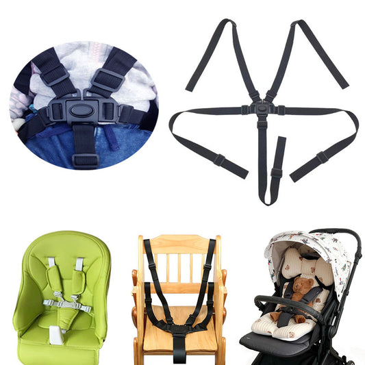 Universal Baby 5-point Harness Safe Belt For Stroller High Chair Pram Buggy Children Kid Pushchair