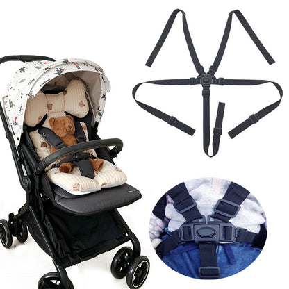 Universal Baby 5-point Harness Safe Belt For Stroller High Chair Pram Buggy Children Kid Pushchair