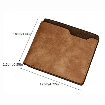 Stylish Leather Wallet: 3 Colors to Choose From - Soft & Thin Design!