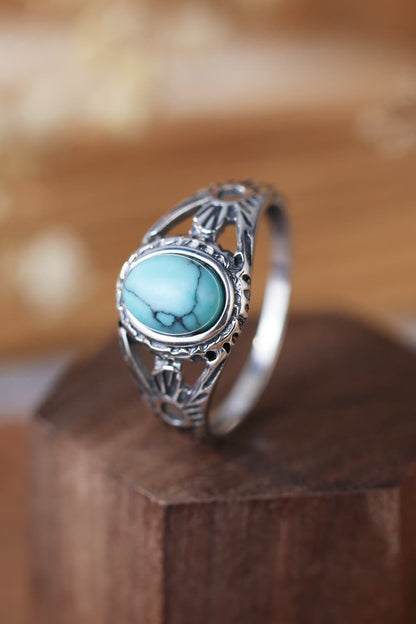 Bague en argent sterling 925 turquoise