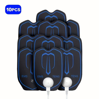 10pcs Electrode Pads: Get Maximum Muscle Stimulation with High-Quality Tens EMS Muscle Stimulator!