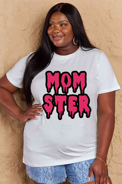 Simply Love Full Size MOM STER Graphic Cotton T-Shirt