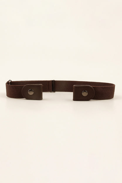 PU Elastic Snap Closure Belt