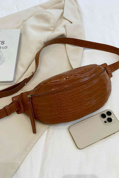 PU Leather Chest Bag