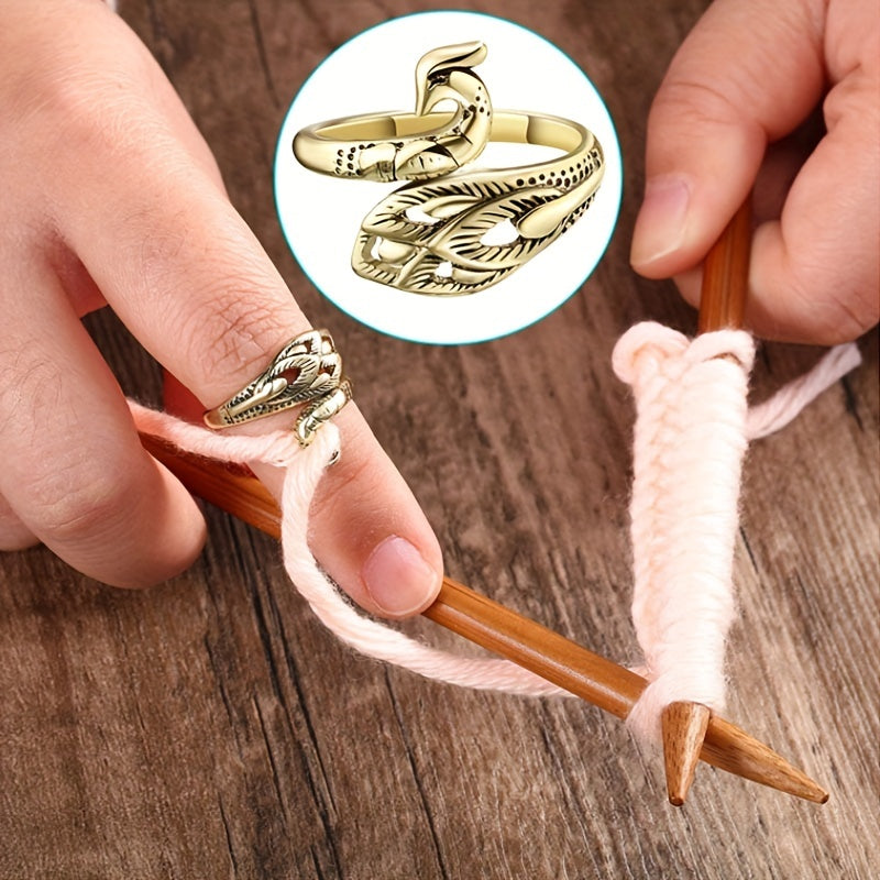 Upgrade Your Crochet with an Adjustable Knitting Loop Crochet Accessory - Advanced Peacock Ring!