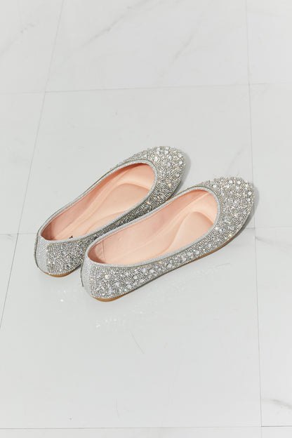 Forever Link - Sparkle In Your Step - Ballerines plates à strass - Argenté