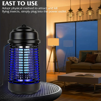 20W Electric Mosquito Zapper - Metal Grid, UV Light Fly Killer - Up To 1000sq. Ft Coverage - Waterproof - For Home, Patio, Garden, Kitchen