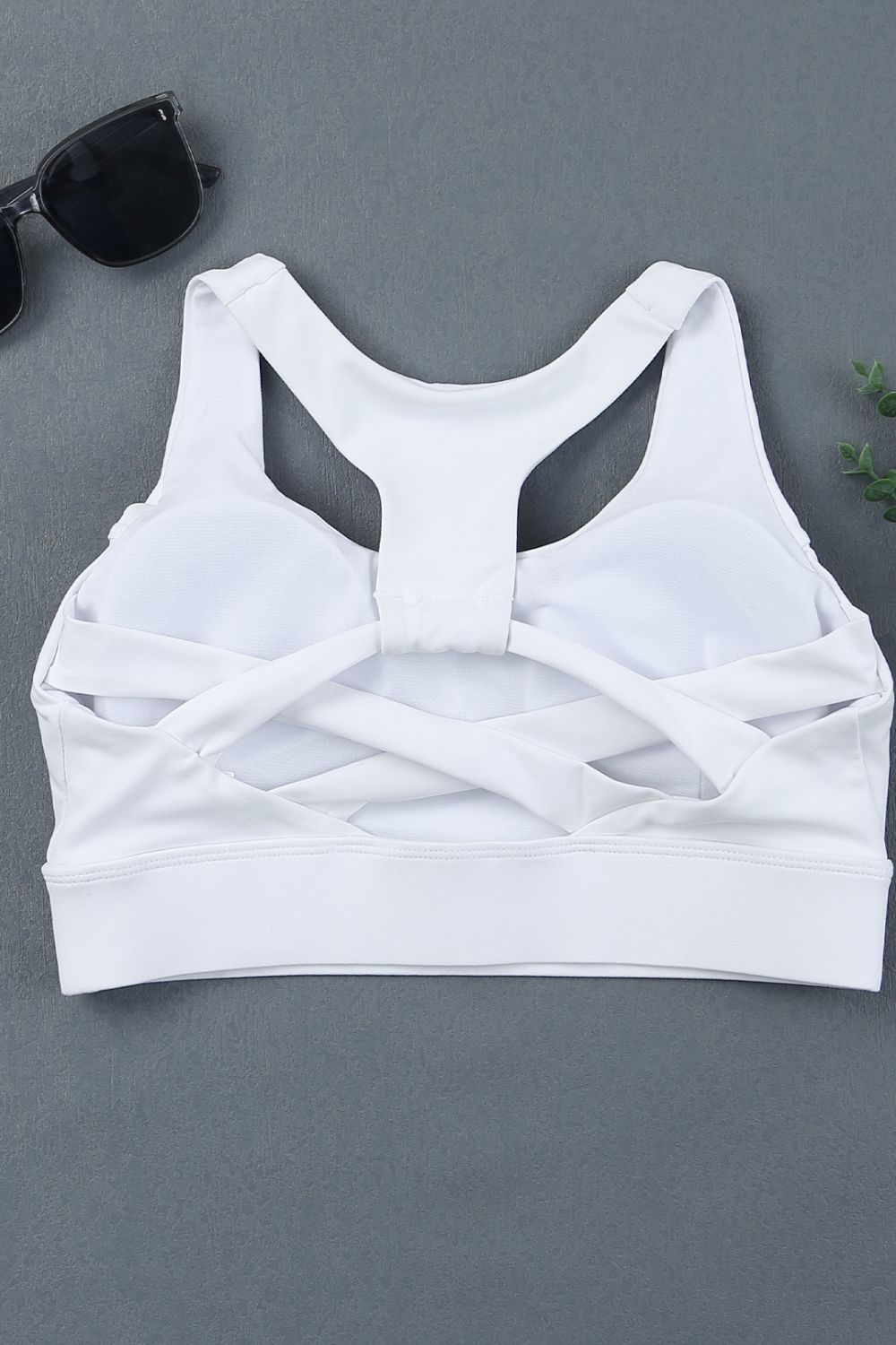 Racerback Push Up Sports Bra