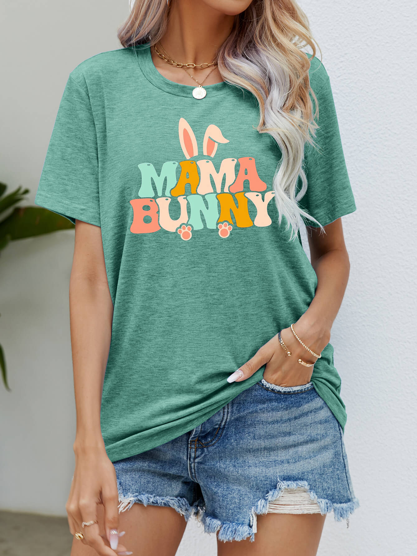 Camiseta de Pascua MAMA BUNNY