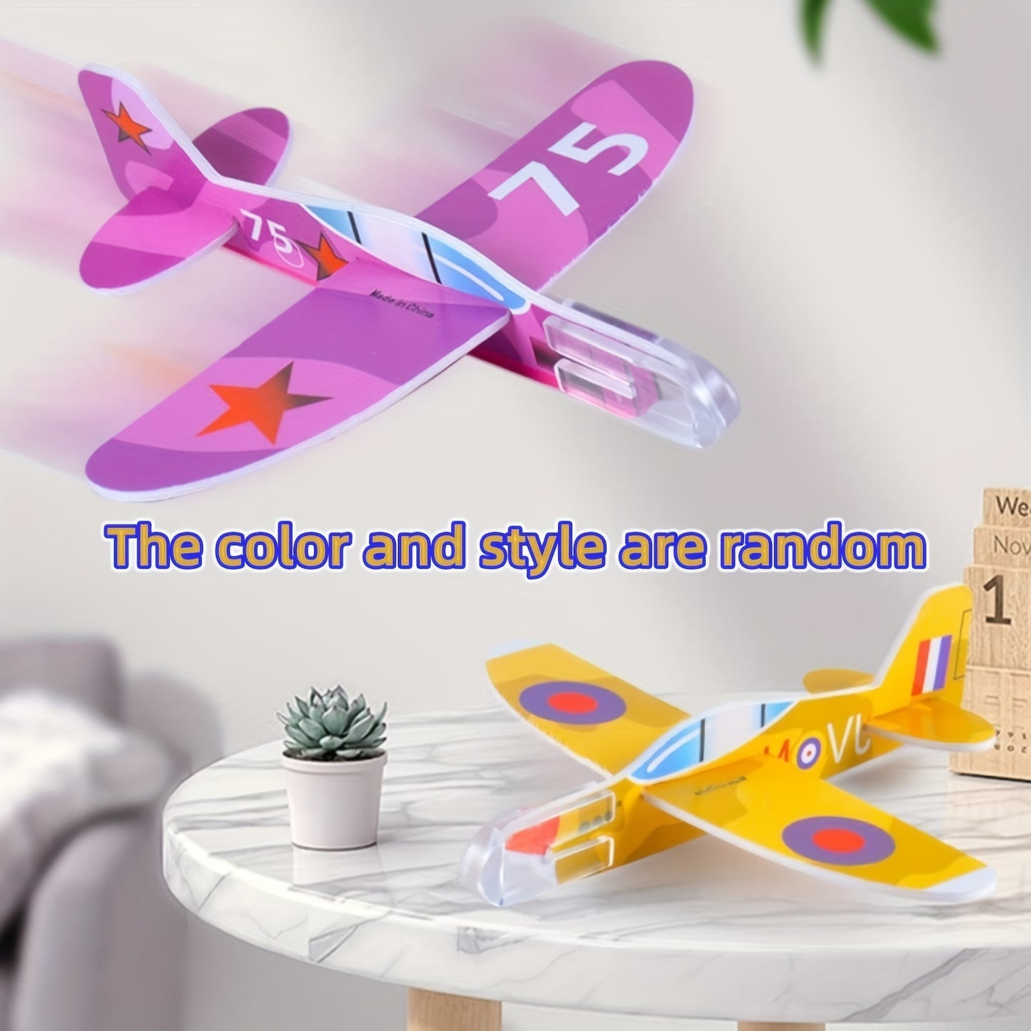 50pcs Foam Gliders Planes: Perfect Party Favors, Goodie Bag Stuffers & Classroom Prizes for Boys & Girls!