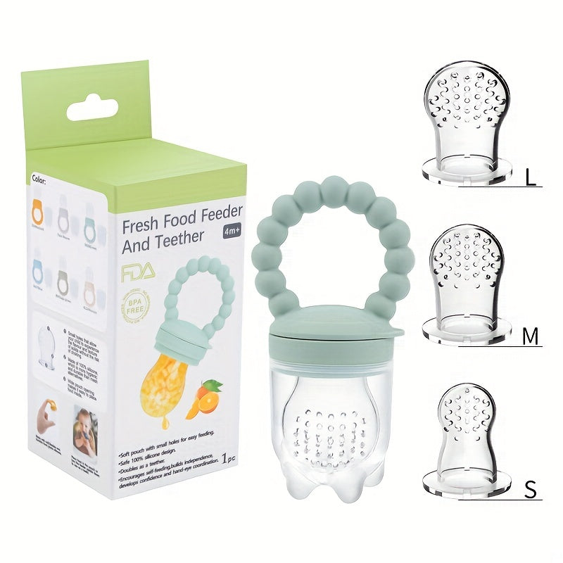 4pcs/set Baby Fruit Food Feeder Pacifier - Fresh Food Supplement Baby Fruit Pacifier Toy