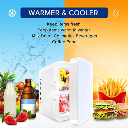 8L Car Refrigerator: Mini, Small, Home, Dorm, and Dual-Use Student Refrigeration and Heating