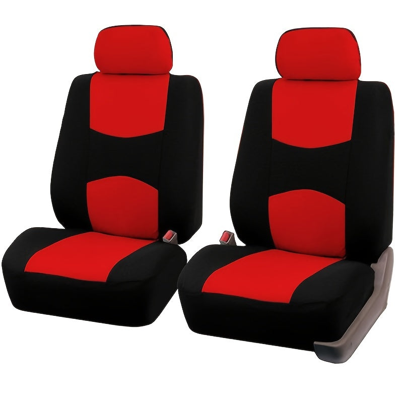 Upgrade Your Car's Interior with this Universal Seat Cover Set - 4pcs, Multi-color, 2mm Sponge!