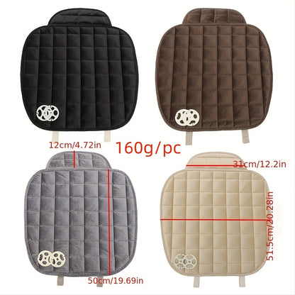 Upgrade Your Car with a Soft Memory Foam Seat Cover - 160g Multiple Color Plaid Design!