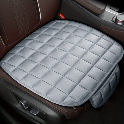 Upgrade Your Car with a Soft Memory Foam Seat Cover - 160g Multiple Color Plaid Design!