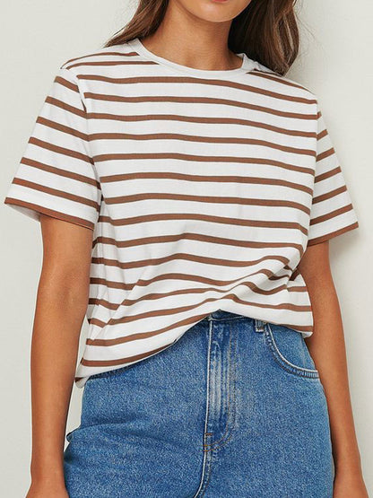 Striped Short Sleeve T-Shirt