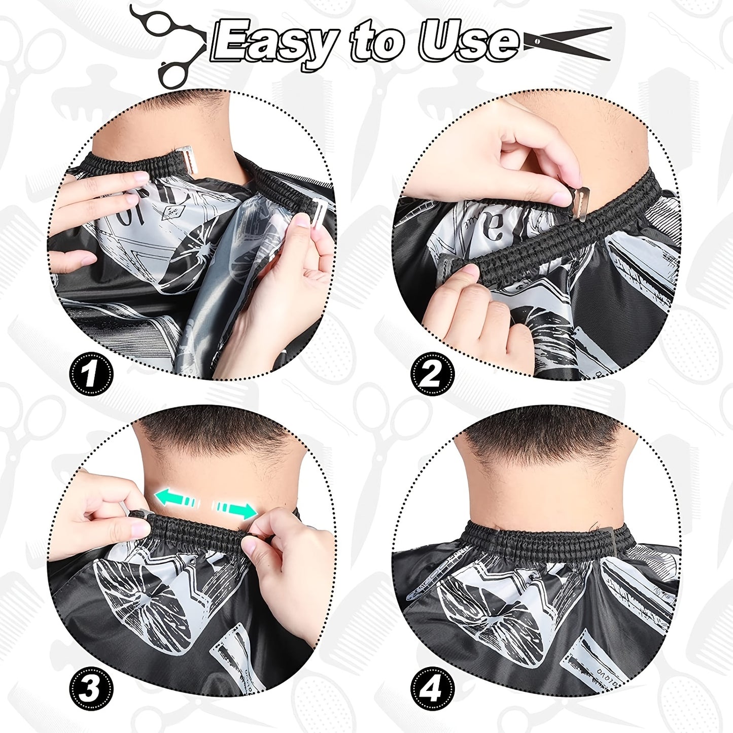 Waterproof Hair Cutting Cape - Professional Salon Barber Apron for Hair Stylists and Salon Owners