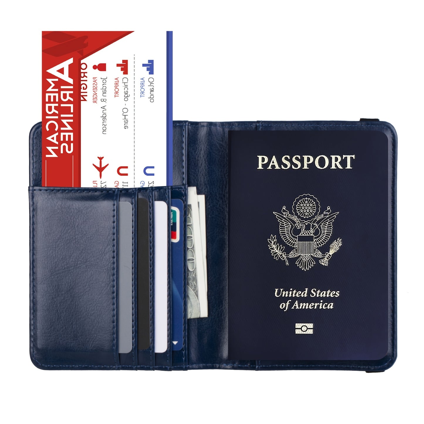 Upgrade Your Travel Essentials with this Leather Passport Holder - Perfect for Women!