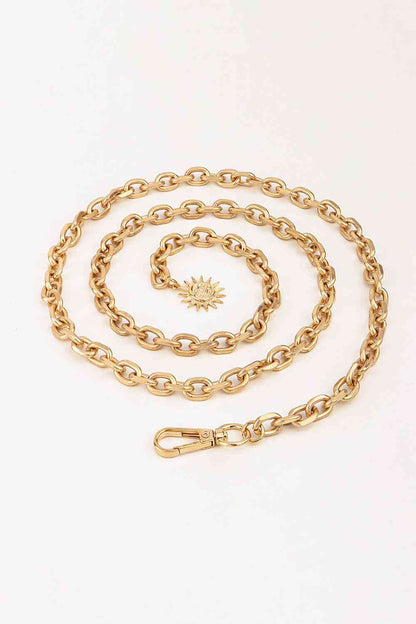 Sun Iron Chain Belt