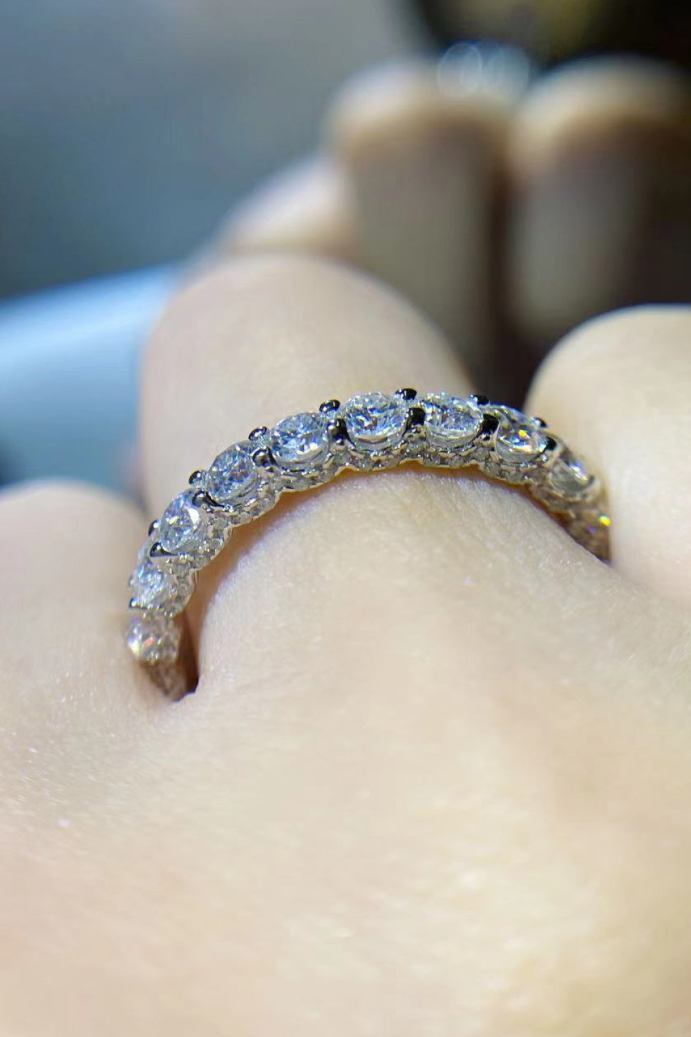 Bague Moissanite de 1,5 carat, vous l'avez