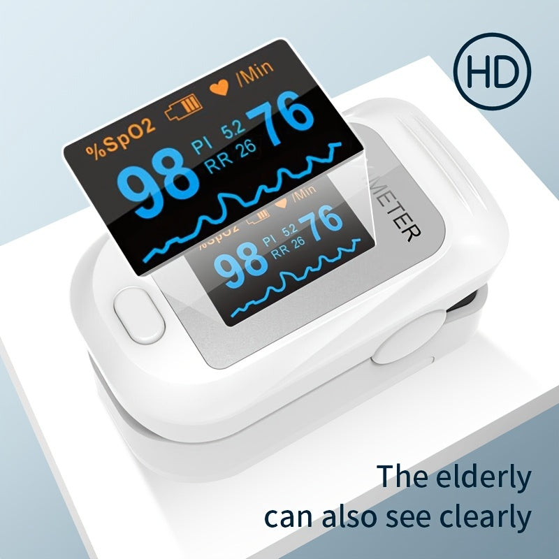 Accurate Pulse Oximeter Fingertip: Monitor Your Oxygen Saturation & Perfusion Index Instantly!