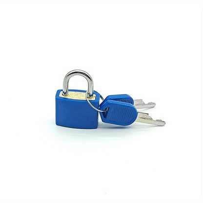 1pc Portable Small Color Plastic Lock Luggage Padlock