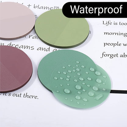 400pcs Cute Round Translucent Sticky Notes - 8 Colors for Bible Journaling, Home Office, School & Study Supplies