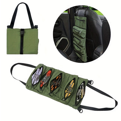 1PC Multi-Purpose Tool Roll Up Bag: Keep Your Working Tools Organized & Secure!