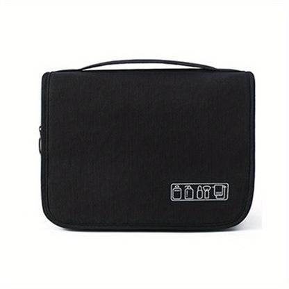 Stay Organized On-the-Go: 1pc Hanging Travel Toiletry Bag for Cosmetics & Bath Essentials