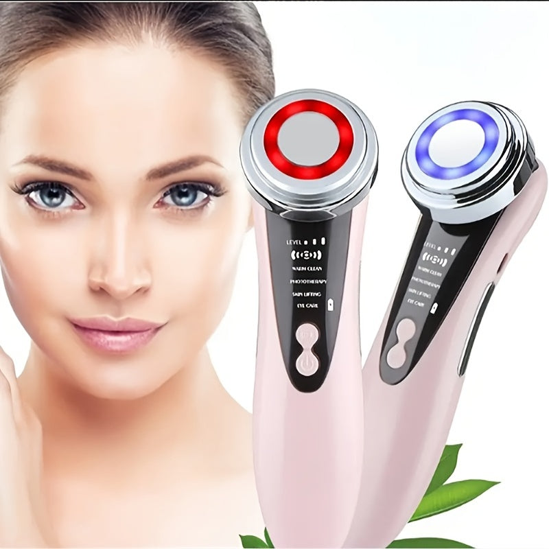 Beauty Instrument Household Facial Photon Skin Rejuvenation Beauty Instrument Pore Cleaning Rejuvenation Skin Lifting USB Charging Facial Import Instrument