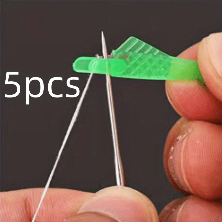 5pcs Automatic Sewing Needle Threader - Quickly and Easily Thread Embroidery Floss and Sewing Machine Needles - Perfect for DIY Crafts and Sewing Projects