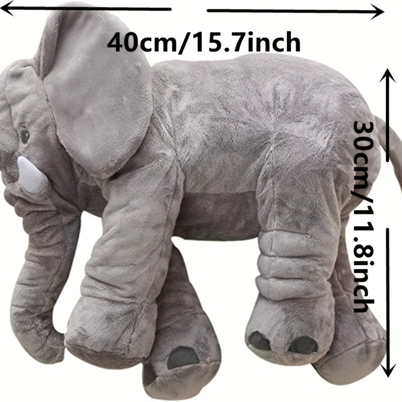 16 InchesBig Elephant Stuffed Animal Plush Toy, Cute Grey Elephant Toy