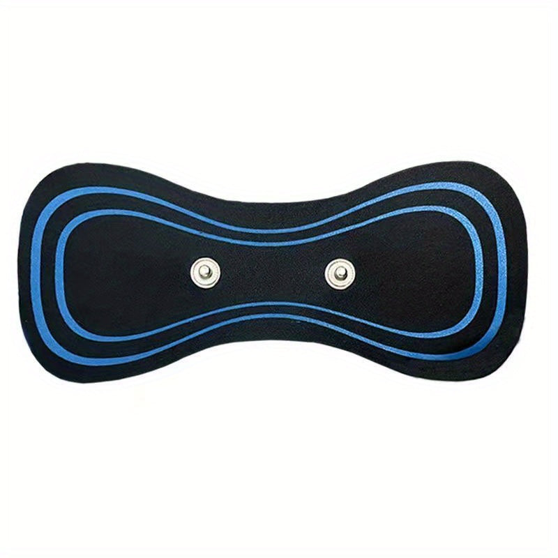 1 Portable Mini Electric Neck Massager, Neck Massage Stimulator, Sticker Therapy Device, Muscle Pain Relief, Muscle Relaxation USB Rechargeable