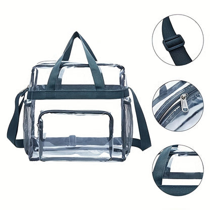 Stylish and Spacious Clear Crossbody Bag for Women - Perfect for Concerts, Sports, and Festivals