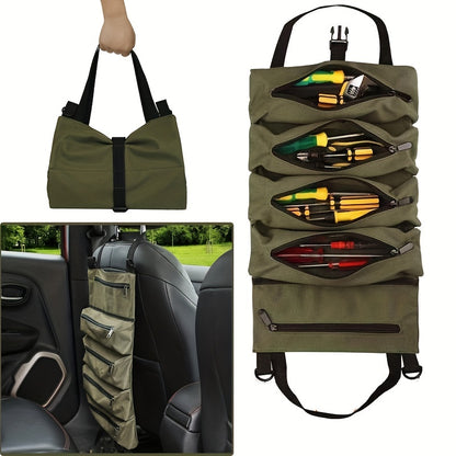 1PC Multi-Purpose Tool Roll Up Bag: Keep Your Working Tools Organized & Secure!