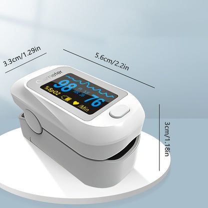 Accurate Pulse Oximeter Fingertip: Monitor Your Oxygen Saturation & Perfusion Index Instantly!