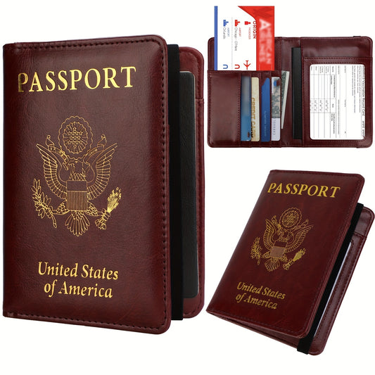 Travel In Style: Passport & Vaccine Card Holder - The Perfect Combo for Your Next Adventure!