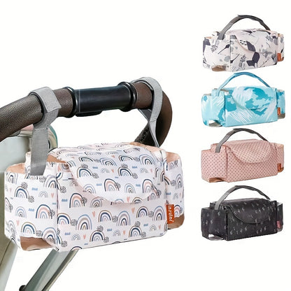 Universal Baby Stroller Bag - Waterproof, Multifunctional & Perfect for Bottles, Cups, Tissues, Diapers & More!