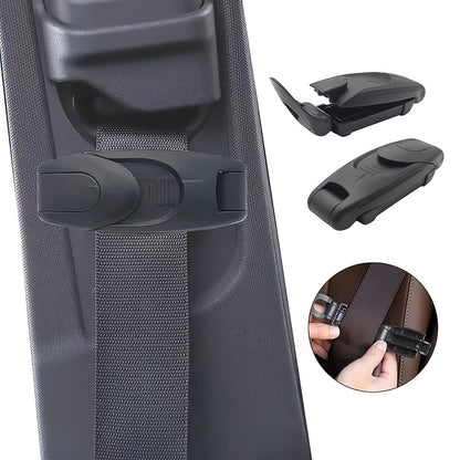 Upgrade Your Car Seatbelt with a Universal Shoulder Neck Strap Positioner Lock Clip - Perfect for Adults, Kids, and Pregnant Women!